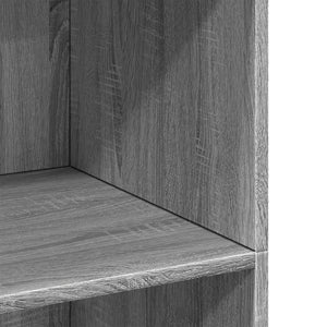 vidaXL Highboard Grey Sonoma 70x41x124 cm Engineered Wood