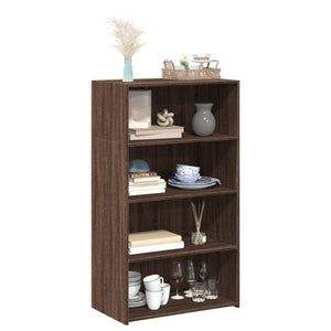 vidaXL Highboard Brown Oak 70x41x124 cm Engineered Wood