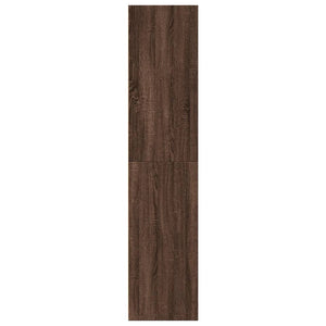 vidaXL Highboard Brown Oak 30x41x185 cm Engineered Wood