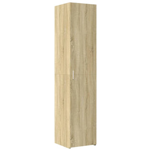 vidaXL Slim Storage Cabinet Sonoma Oak 40x42.5x225 cm Engineered Wood