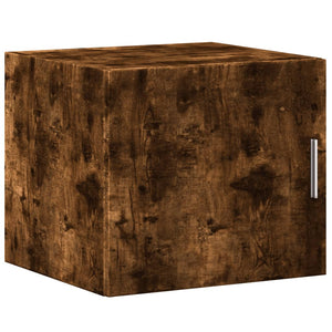 vidaXL Slim Storage Cabinet Smoked Oak 45x42.5x225 cm Engineered Wood