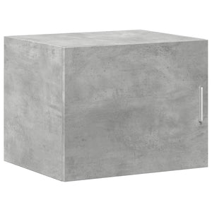 vidaXL Slim Storage Cabinet Concrete Grey 50x42.5x225 cm Engineered Wood