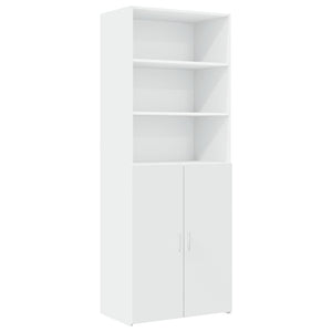 vidaXL Storage Cabinet White 70x42.5x225 cm Engineered Wood