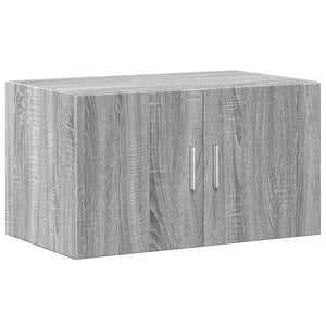 vidaXL Storage Cabinet Grey Sonoma 70x42.5x225 cm Engineered Wood