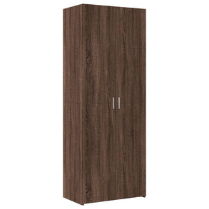 vidaXL Storage Cabinet Brown Oak 70x42.5x225 cm Engineered Wood