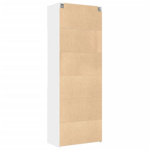 vidaXL Storage Cabinet White 80x42.5x225 cm Engineered Wood