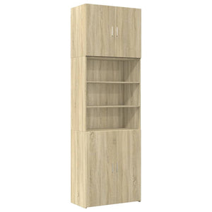 vidaXL Highboard Sonoma Oak 80x42.5x249 cm Engineered Wood