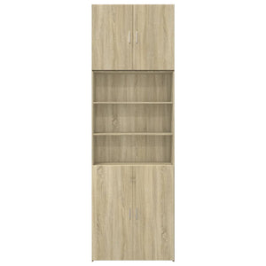 vidaXL Highboard Sonoma Oak 80x42.5x249 cm Engineered Wood