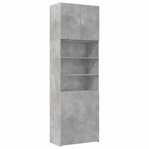 vidaXL Highboard Concrete Grey 80x42.5x249 cm Engineered Wood