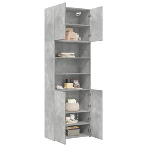 vidaXL Highboard Concrete Grey 80x42.5x249 cm Engineered Wood