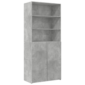 vidaXL Highboard Concrete Grey 80x42.5x249 cm Engineered Wood