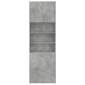 vidaXL Highboard Concrete Grey 80x42.5x249 cm Engineered Wood