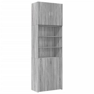 vidaXL Highboard Grey Sonoma 80x42.5x249 cm Engineered Wood