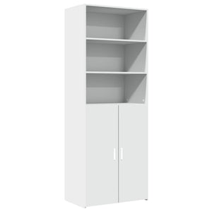 vidaXL Highboard White 70x42.5x185 cm Engineered Wood