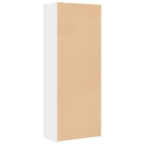 vidaXL Highboard White 70x42.5x185 cm Engineered Wood