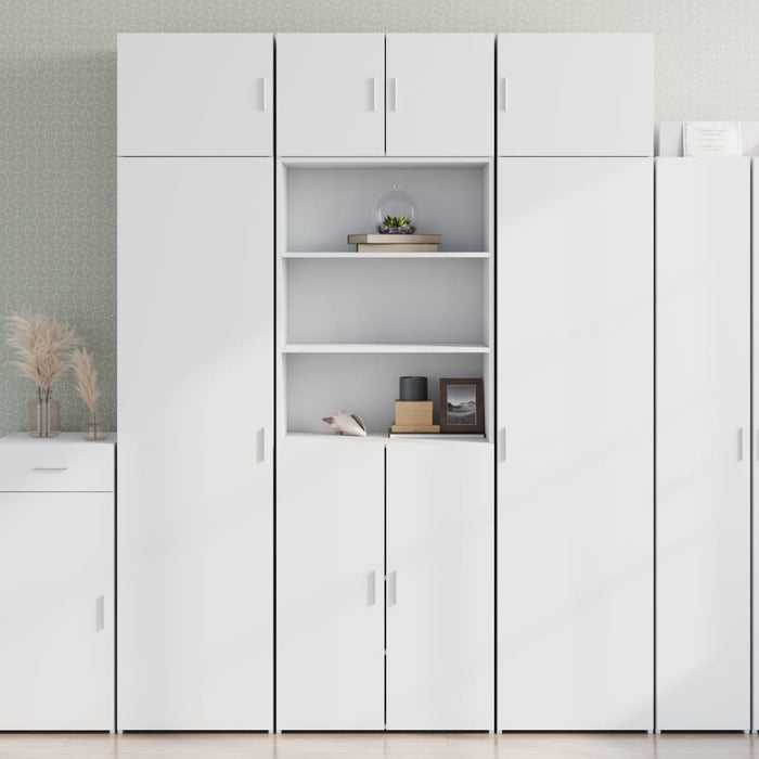 vidaXL Highboard White 70x42.5x185 cm Engineered Wood