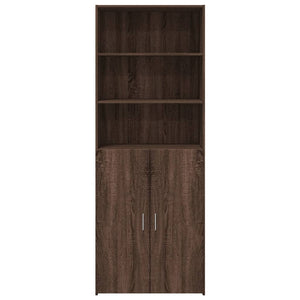 vidaXL Highboard Brown Oak 70x42.5x185 cm Engineered Wood