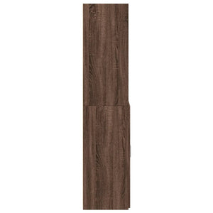 vidaXL Highboard Brown Oak 70x42.5x185 cm Engineered Wood