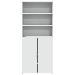 vidaXL Highboard White 80x42.5x185 cm Engineered Wood