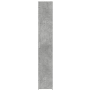 vidaXL Highboard Concrete Grey 30x42.5x185 cm Engineered Wood