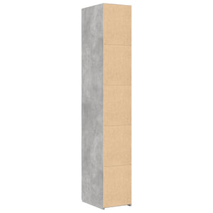 vidaXL Highboard Concrete Grey 30x42.5x185 cm Engineered Wood