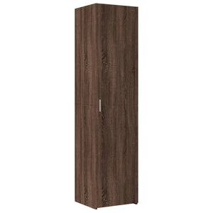 vidaXL Highboard Brown Oak 45x42.5x185 cm Engineered Wood