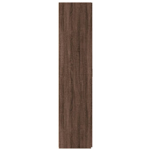 vidaXL Highboard Brown Oak 70x42.5x185 cm Engineered Wood