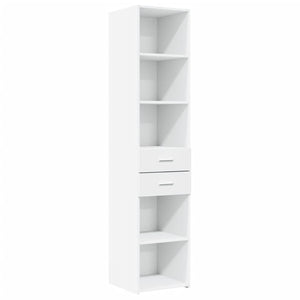 vidaXL Highboard White 40x42.5x185 cm Engineered Wood