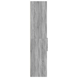 vidaXL Highboard Grey Sonoma 40x42.5x185 cm Engineered Wood