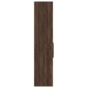 vidaXL Highboard Brown Oak 40x42.5x185 cm Engineered Wood