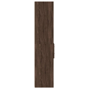 vidaXL Highboard Brown Oak 45x42.5x185 cm Engineered Wood