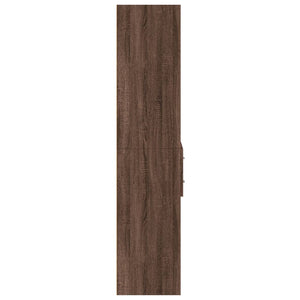 vidaXL Highboard Brown Oak 70x42.5x185 cm Engineered Wood