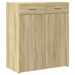 vidaXL Sideboard Sonoma Oak 80x42.5x93 cm Engineered Wood