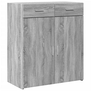 vidaXL Sideboard Grey Sonoma 80x42.5x93 cm Engineered Wood