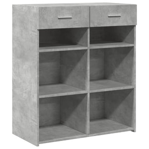 vidaXL Sideboard Concrete Grey 80x42.5x93 cm Engineered Wood