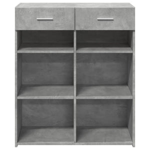 vidaXL Sideboard Concrete Grey 80x42.5x93 cm Engineered Wood