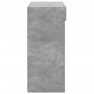 vidaXL Sideboard Concrete Grey 80x42.5x93 cm Engineered Wood