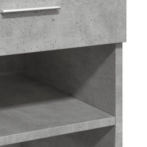 vidaXL Sideboard Concrete Grey 80x42.5x93 cm Engineered Wood