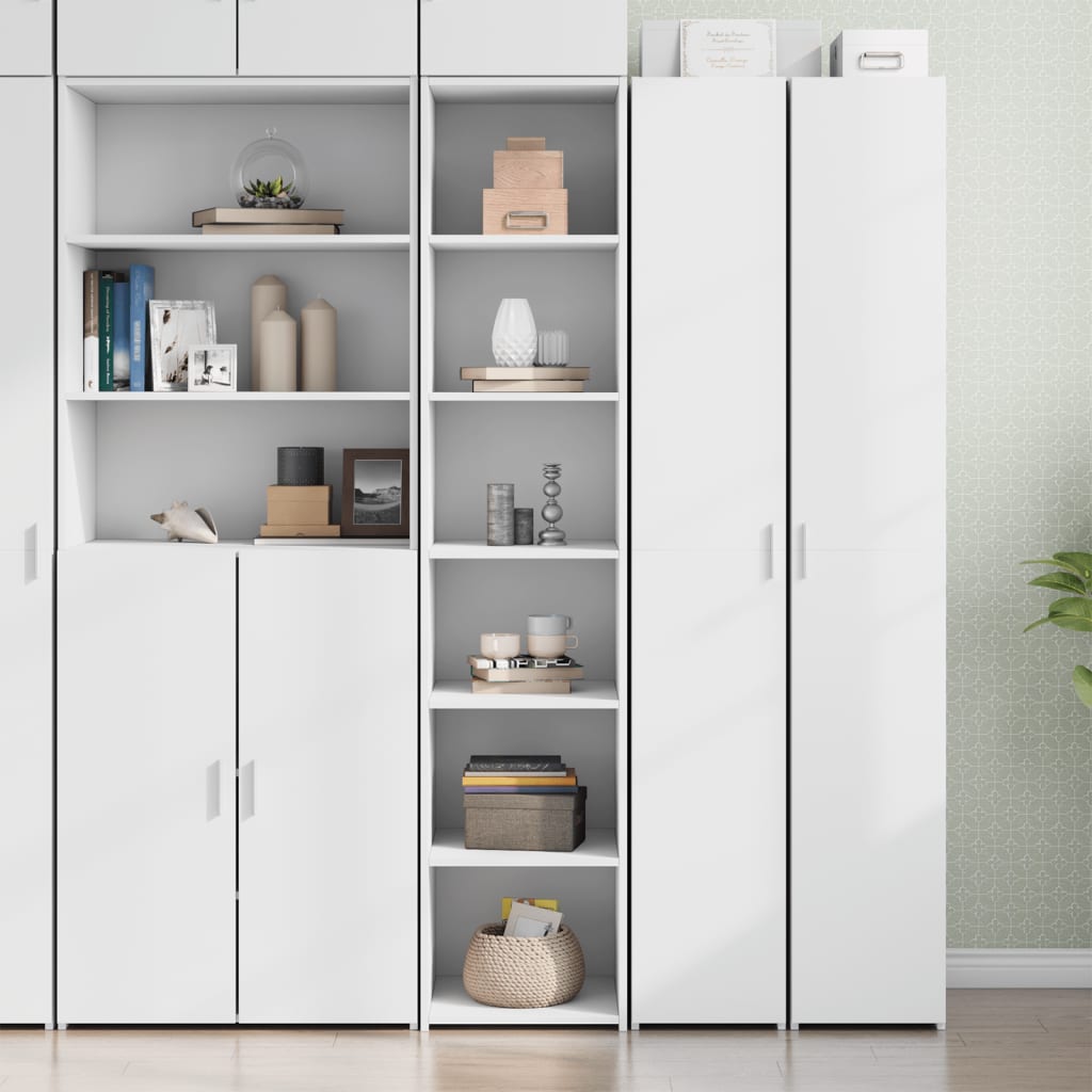 vidaXL Highboard White 40x41x185 cm Engineered Wood