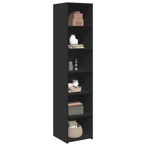 vidaXL Highboard Black 40x41x185 cm Engineered Wood