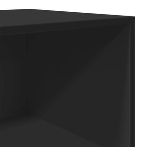 vidaXL Highboard Black 40x41x185 cm Engineered Wood