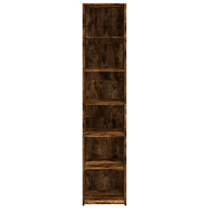 vidaXL Highboard Smoked Oak 40x41x185 cm Engineered Wood