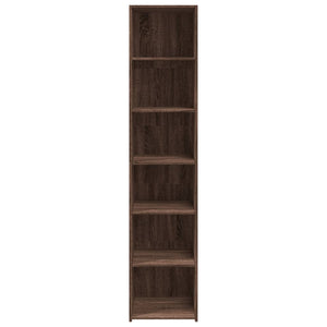 vidaXL Highboard Brown Oak 40x41x185 cm Engineered Wood