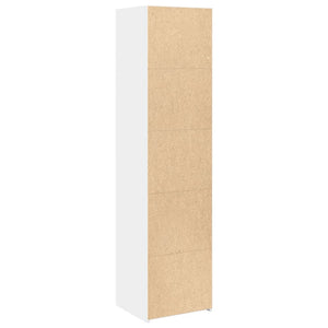 vidaXL Highboard White 45x41x185 cm Engineered Wood