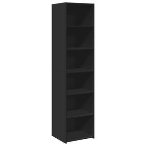 vidaXL Highboard Black 45x41x185 cm Engineered Wood