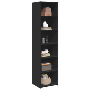 vidaXL Highboard Black 45x41x185 cm Engineered Wood