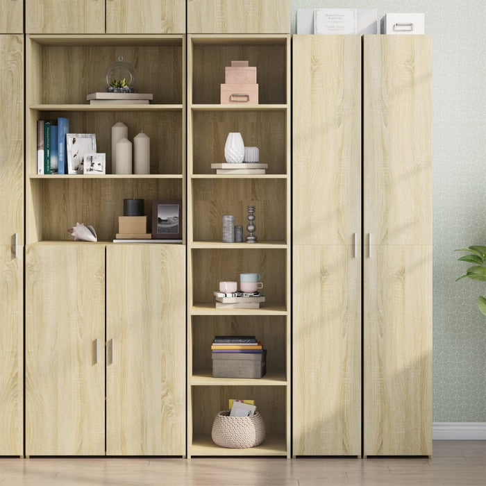 vidaXL Highboard Sonoma Oak 45x41x185 cm Engineered Wood