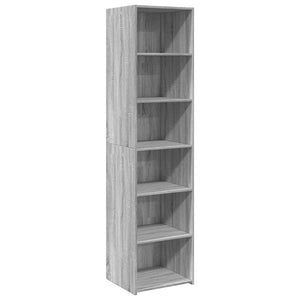 vidaXL Highboard Grey Sonoma 45x41x185 cm Engineered Wood