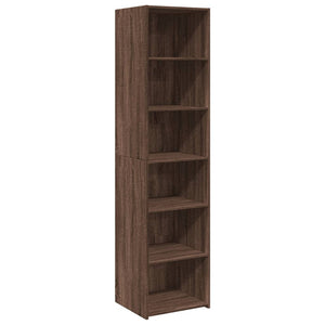 vidaXL Highboard Brown Oak 45x41x185 cm Engineered Wood