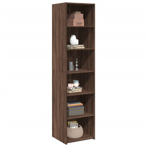 vidaXL Highboard Brown Oak 45x41x185 cm Engineered Wood